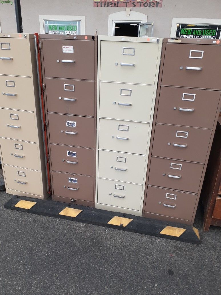 4 Drawer Filing Cabinets $25 Each