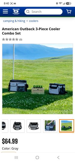 American Outback 3-Piece Cooler Combo Set