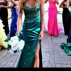 Dress Homecoming Or Prom Hubter Green