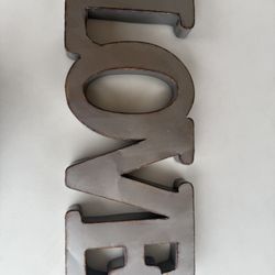 Metal Rustic Love Sign 