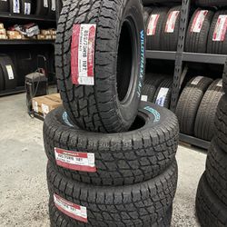 265/70/16 New set Of AT tires Installed