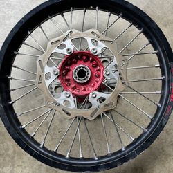 Dirt Bike Rim And Sand Paddle Tires