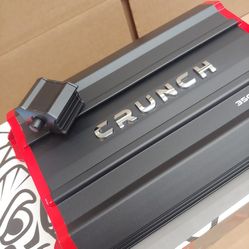 CRUNCH 3500 WATTS MONOBLOCK 1 OHM STABLE BUILT IN CROSSOVER WITH BASS CONTROL CAR AMPLIFIER ( BRAND NEW PRICE IS LOWEST INSTALL NOT AVAILABLE ) 