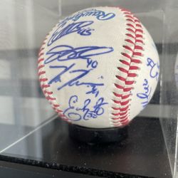 Signed Rays Baseball   Evan Longoria + 