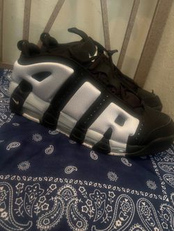 Nike Air More Uptempo Low Black Photon Dust