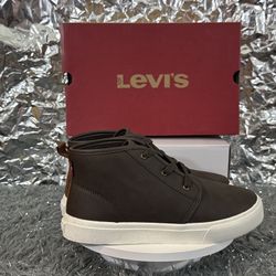 Youth Boy’s Levi’s Princeton WX Dark Brown Shoes Size 6 M New in Box