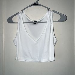 White Crop Top