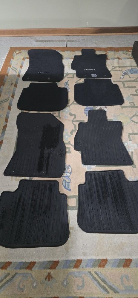 2016 Subaru Legacy Limited Floor Mats, Trunk Mat, Owners Manual, Center Console  Cubby Tray