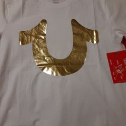 TRUE RELIGION GOLD HORSESHOE T-Shirt