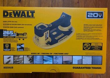 DeWalt 20V MAX Cordless GRABO Suction Lifter Model DCE592B NEW