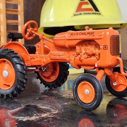 Allis Chalmers Model B Trailer And Hard Hat