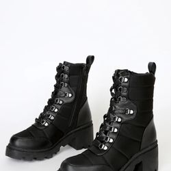 Quilted Boots/ Shoes