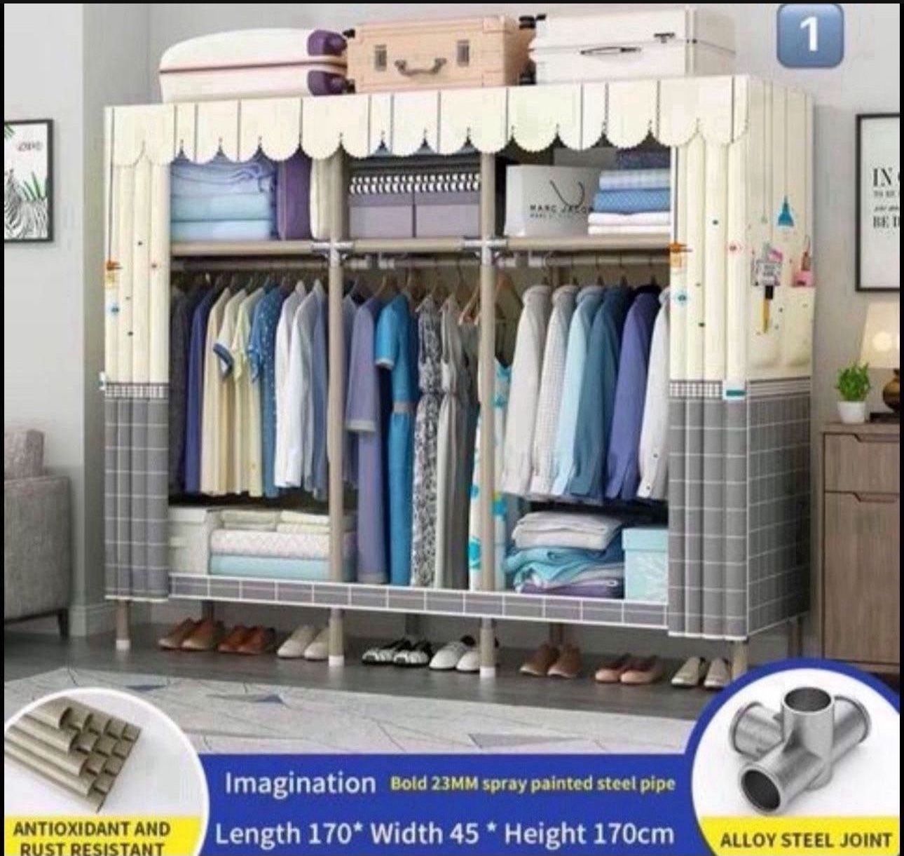 Portable Wardrobe Closets High Capacity Portable Wardrobe Closet Portable Clothes Closet Wardrobe St