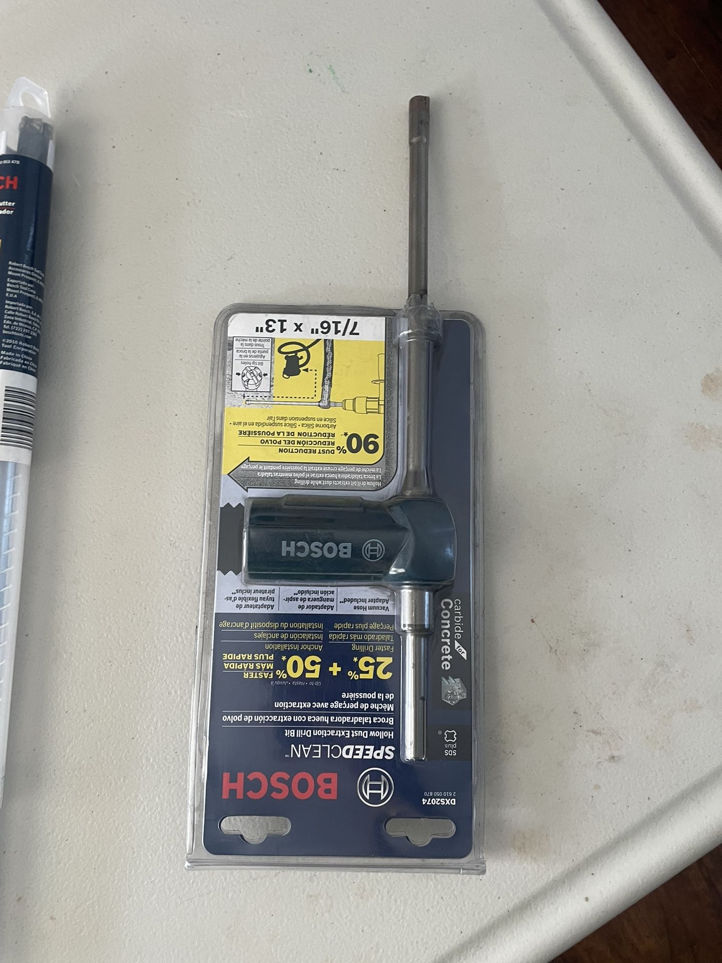Bosch Speedclean Hollow Dust Extraction Drill Bit