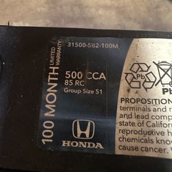 Car battery  group 51