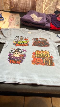 3 T and 2 T Halloween t shirts