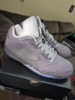 Jordan Retro 5 Wolf Grey Golf shoes size 12