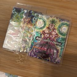 2 Unopened Movie Promo Broly Legends Dawning