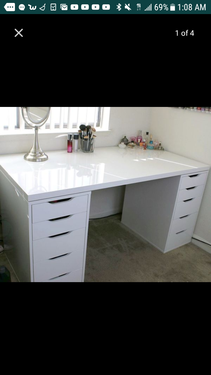 I'm looking for a makeup vanity desk like this