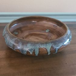 Vintage Mcm Pottery Bowl Planter