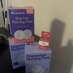 nursing pads and nipple butter 