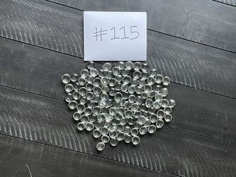 New! 115 count, Clear, Glass, Decorative Filler Beads (for use in cases, etc.)