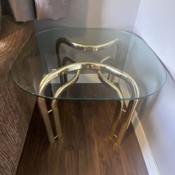 Glass Side Table