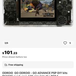 Odroid Go Advanced Clear Model