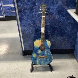 Luna Starry Night Acoustic Guitar