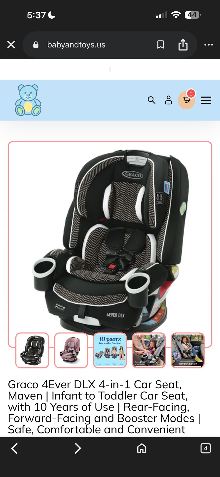 GRACO 4ever DLX Car Seat