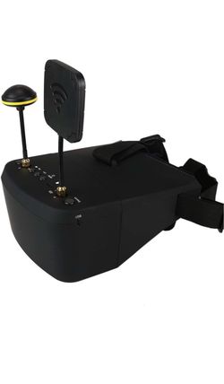 EV800D FPV Goggles with DVR 5.8G 40CH 5 Inch 800x480 Build in Antenna for Analog FPV Camera and Transmitter FPV Drone RC Car