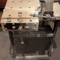 Workbench Table With Vice