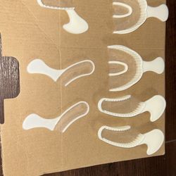 Dental impression bite registration triple trays mold