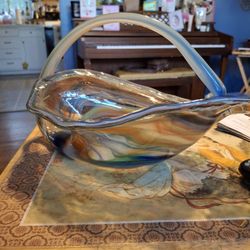  GORGEOUS LOOKING VINTAGE  SWIRL ART GLASS MAYBE  MURANO PERFECT CONDITION 