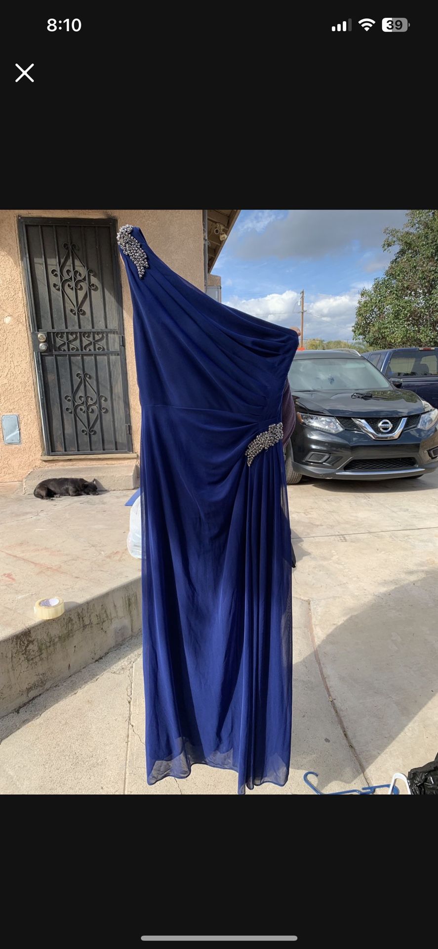 Long Royal blue Dress