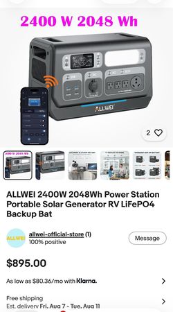 Allwei 2400 watts power station units