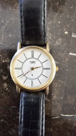 Citizen Gold Plated Vintage Watch 