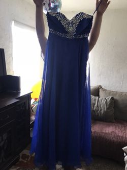 Royal Blue LONG DRESS