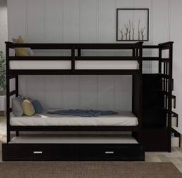 Twin over twin bunk bed