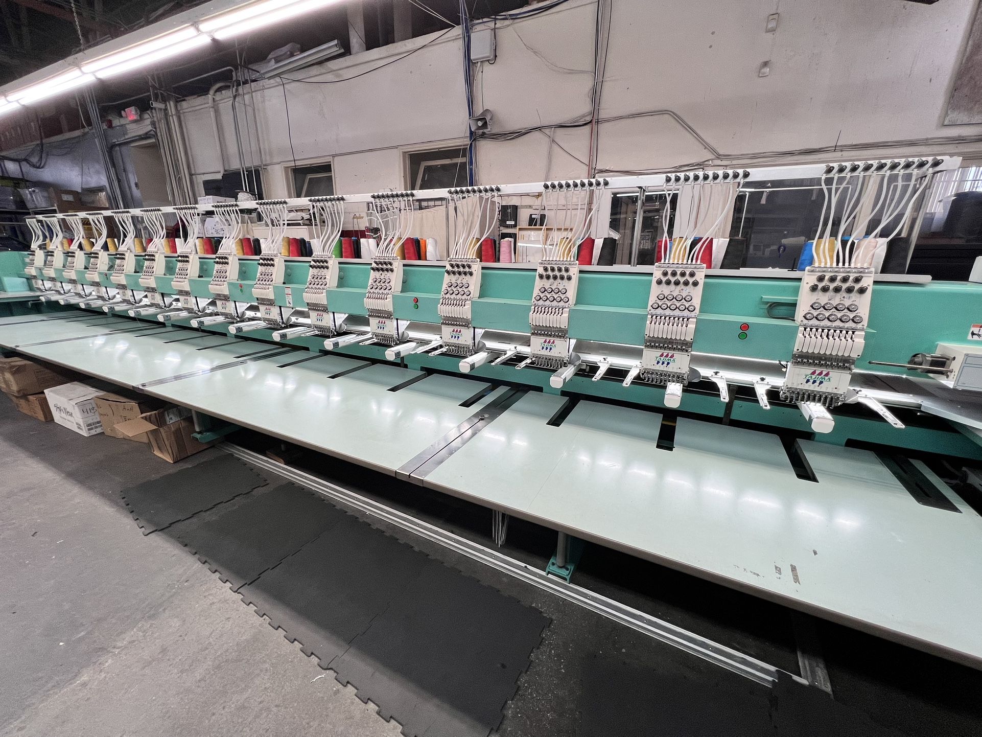 Tajima STKN-C915 15-Head Commercial Embroidery Machine - Industrial ...