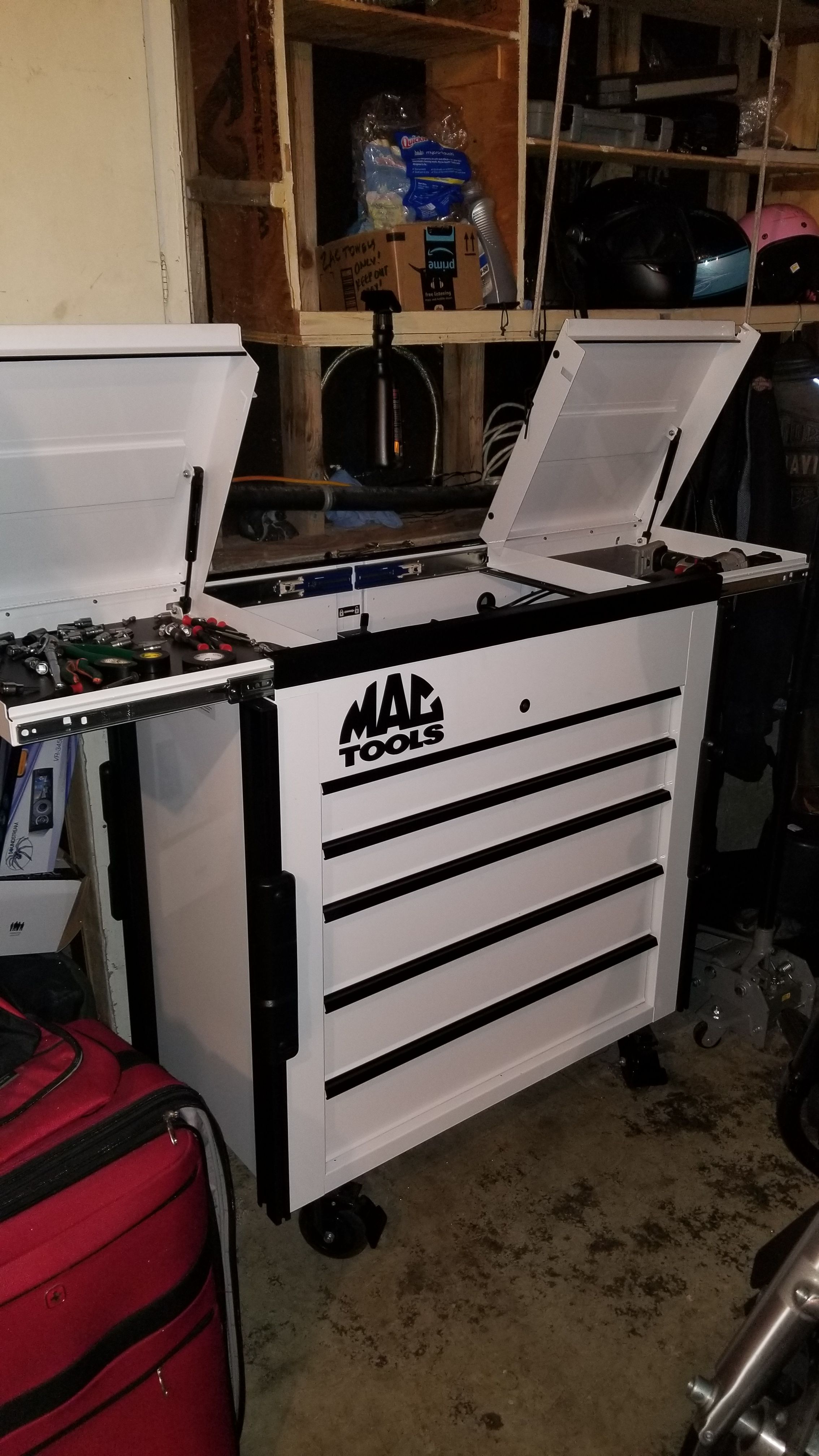 Mac toolbox 5-DRAWER UTILITY CART - TITANIUM WHITE MB199UCFD-WT Mac Toolbox