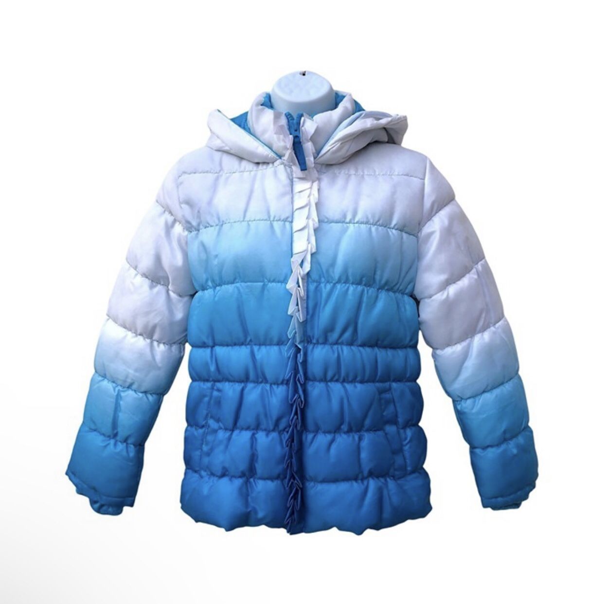 Total Girl Kids Snow Puffer Jacket, L