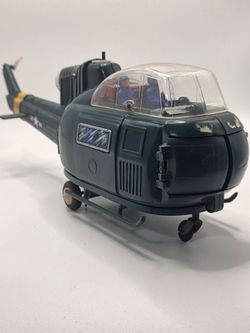 Vintage 1966 Marx 17" Chop Chop Battery Op Helicopter No Main Propeller Japan