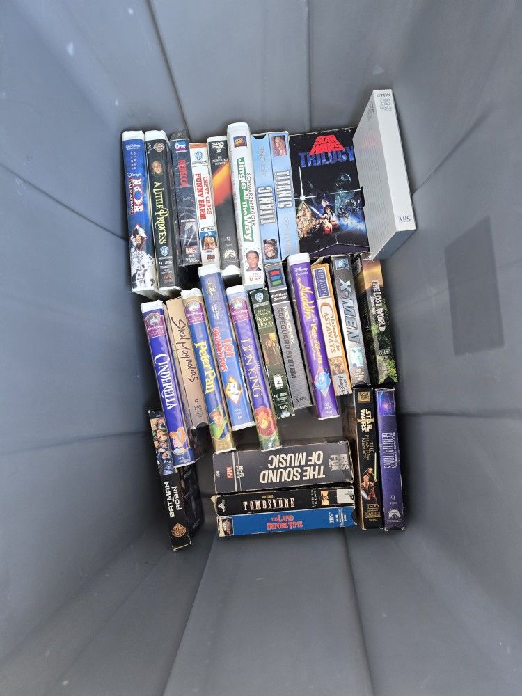 VHS Bundle With Working TVs
