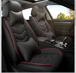 Car Seat Covers. Premium Nappa Leather Car Seat Cover, Stylish Sport Seat