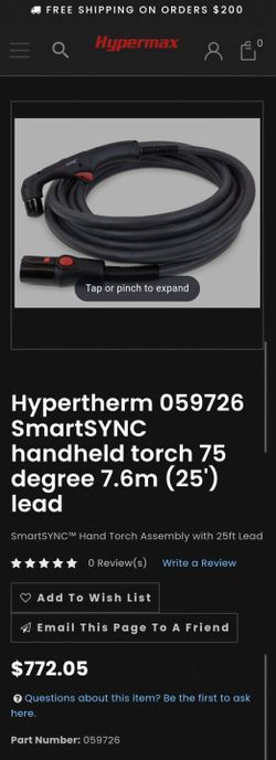 Hyper Therm Hand Torch New In Box
