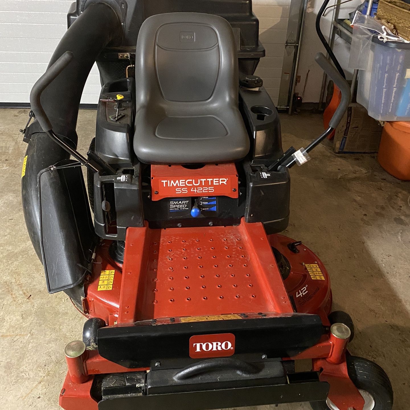 Toro timecutter ss4225 discount bagger