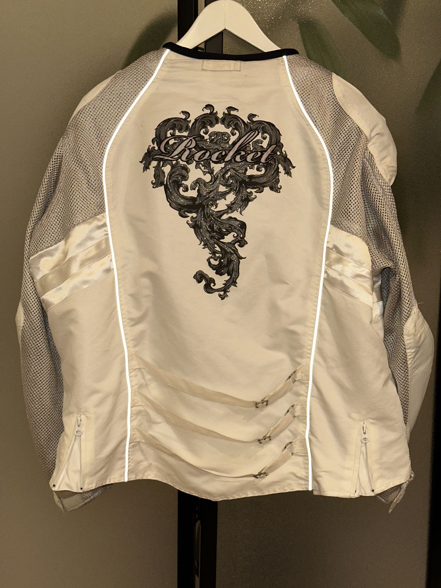 Joe Rocket Cleo Elite Mesh Padded Motorcycle Bondage Jacket Women’s Sz 2 Diva XL