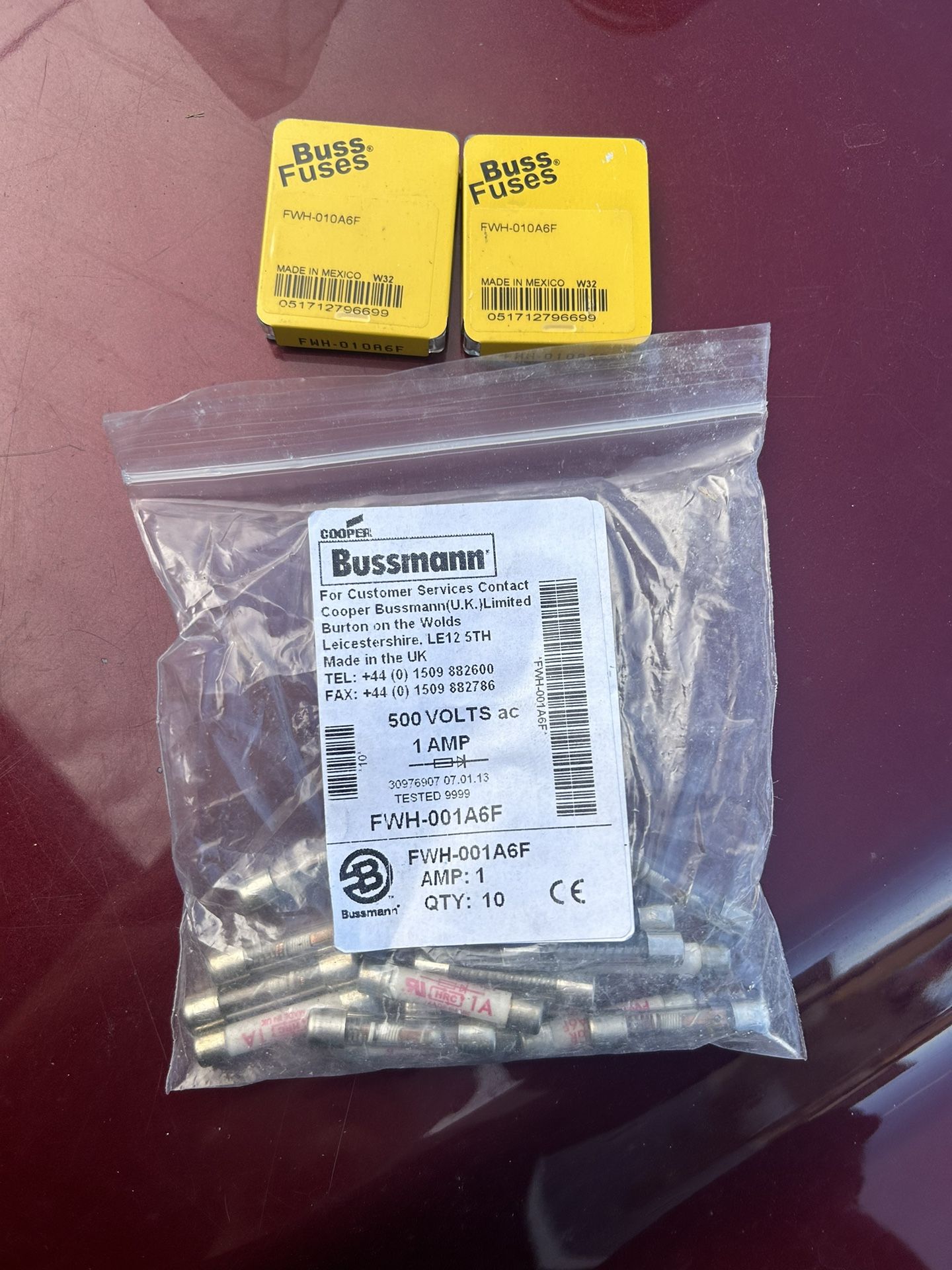 Large Lot of Electrical Fuses