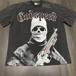 🖤 Godspeed “Fortis Fortuna Adiuvat” Graphic Tee